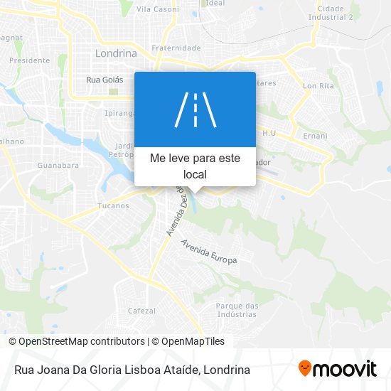 Rua Joana Da Gloria Lisboa Ataíde mapa
