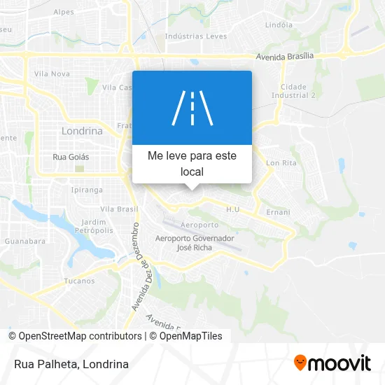 Rua Palheta mapa