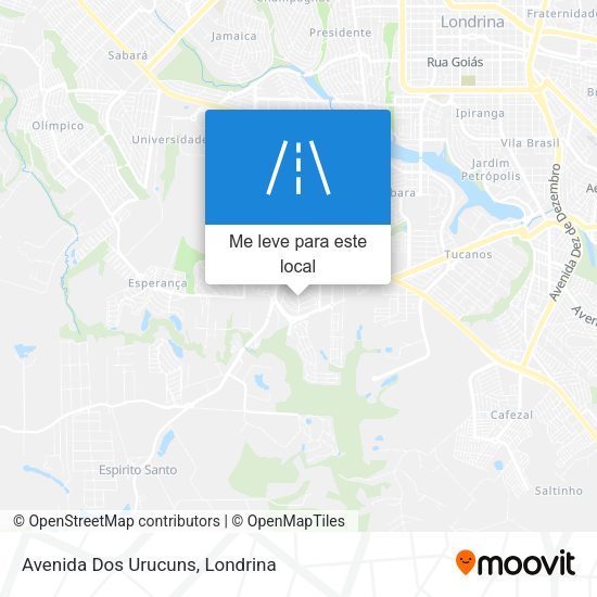Avenida Dos Urucuns mapa