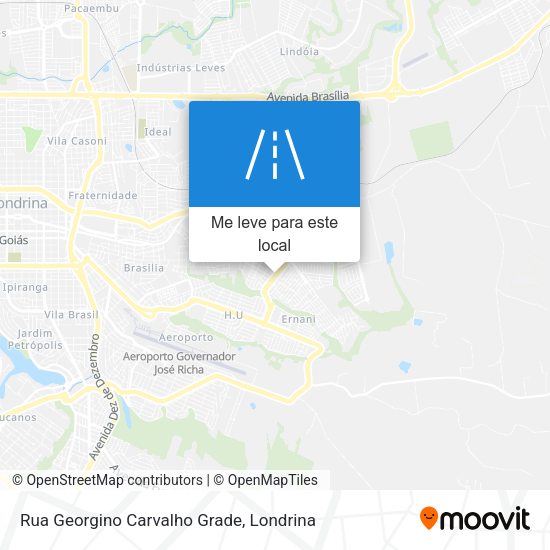 Rua Georgino Carvalho Grade mapa