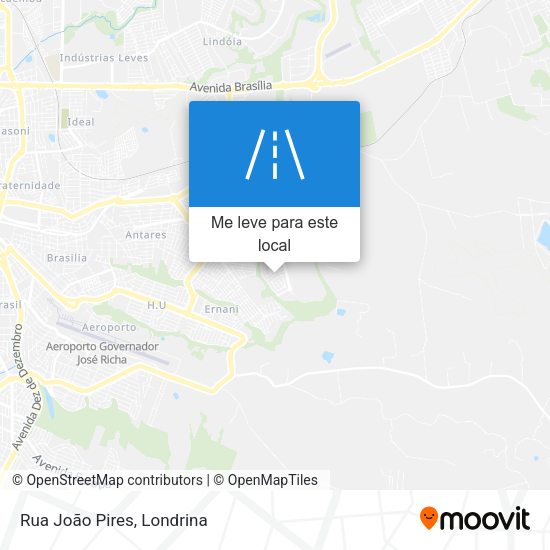 Rua João Pires mapa