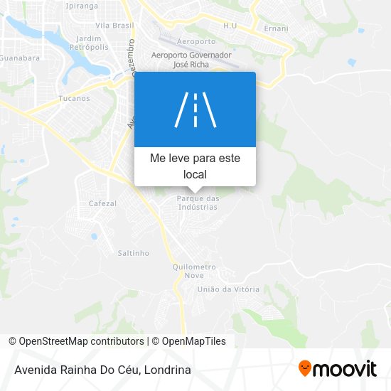 Avenida Rainha Do Céu mapa