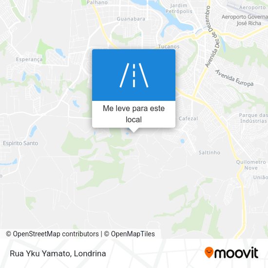 Rua Yku Yamato mapa