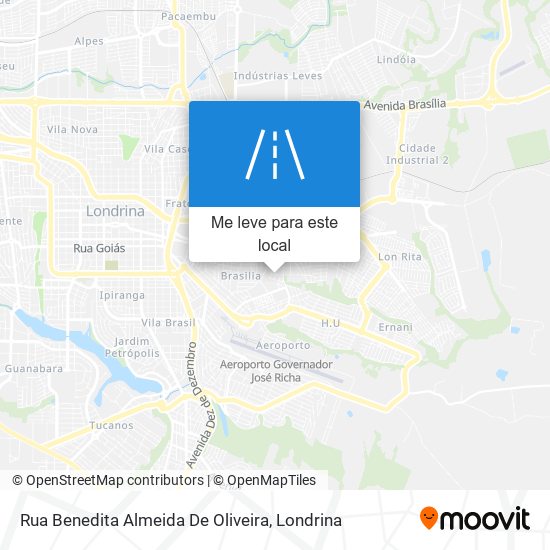 Rua Benedita Almeida De Oliveira mapa
