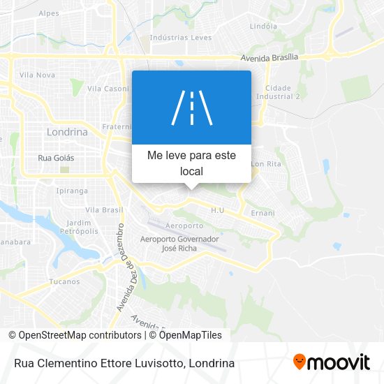 Rua Clementino Ettore Luvisotto mapa