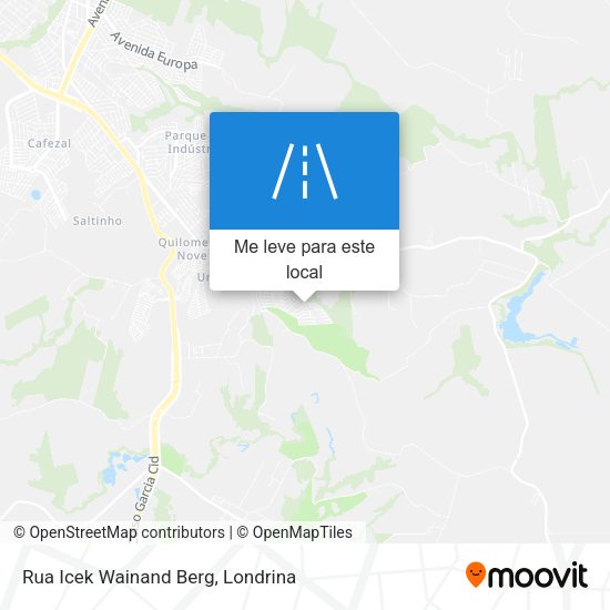 Rua Icek Wainand Berg mapa