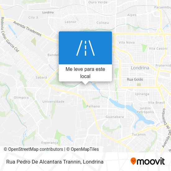 Rua Pedro De Alcantara Trannin mapa
