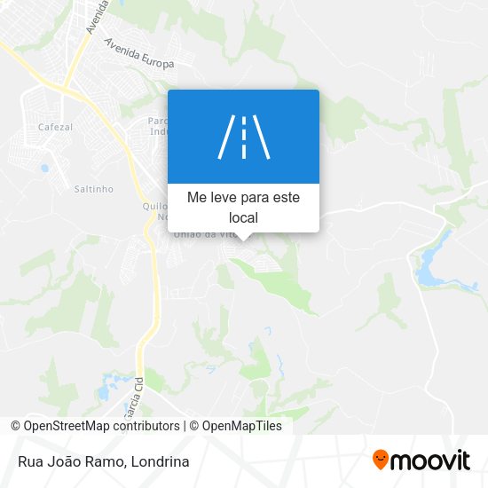 Rua João Ramo mapa