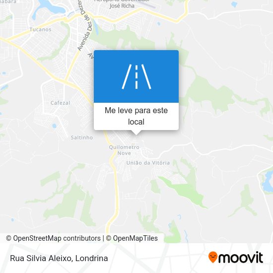 Rua Silvia Aleixo mapa