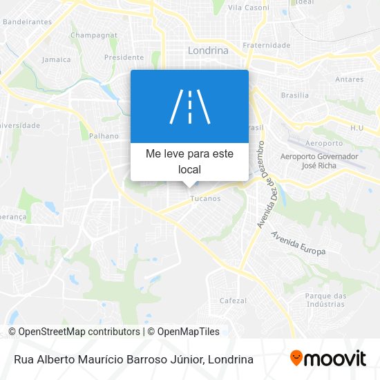 Rua Alberto Maurício Barroso Júnior mapa
