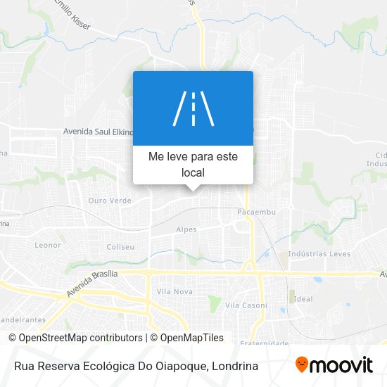 Rua Reserva Ecológica Do Oiapoque mapa