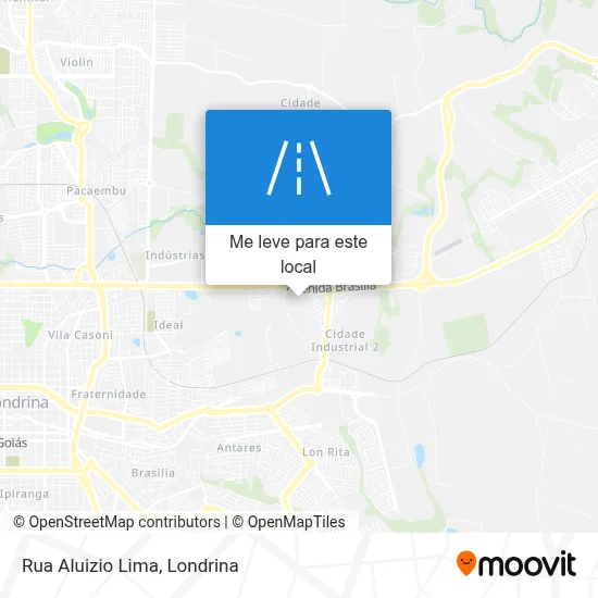 Rua Aluizio Lima mapa