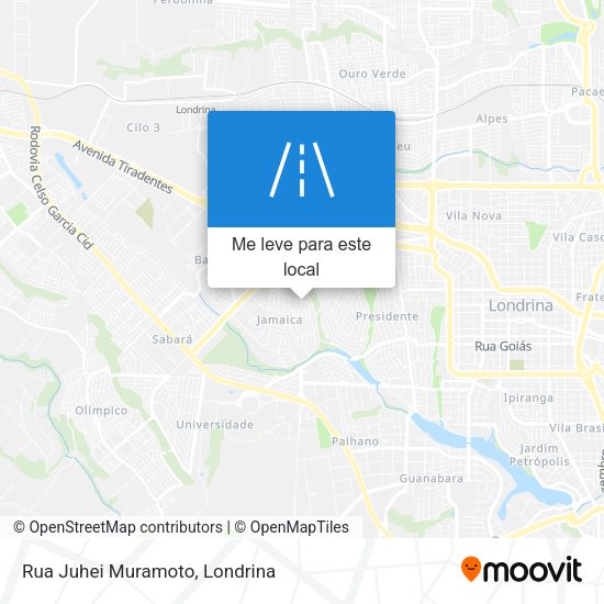 Rua Juhei Muramoto mapa