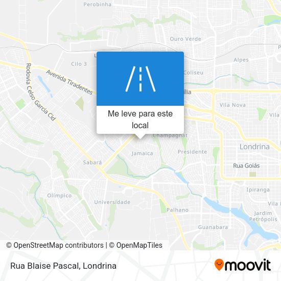 Rua Blaise Pascal mapa