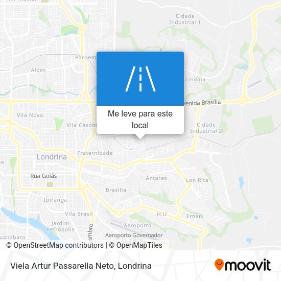 Viela Artur Passarella Neto mapa