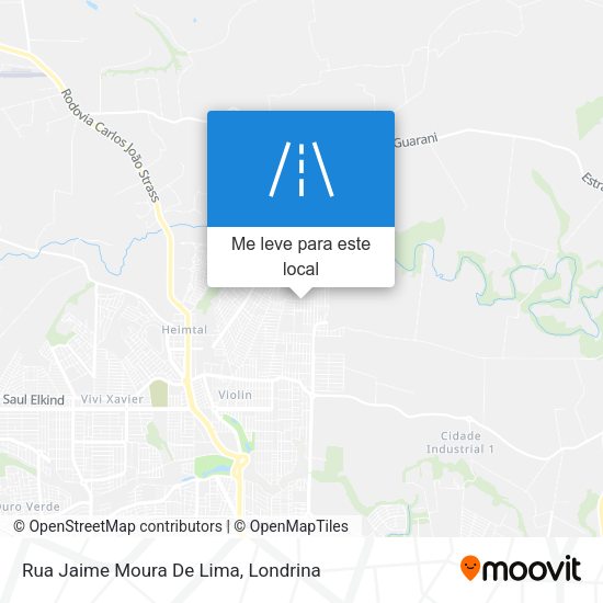 Rua Jaime Moura De Lima mapa