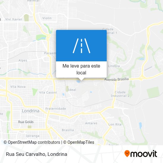 Rua Seu Carvalho mapa
