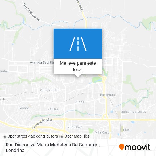 Rua Diaconiza Maria Madalena De Camargo mapa