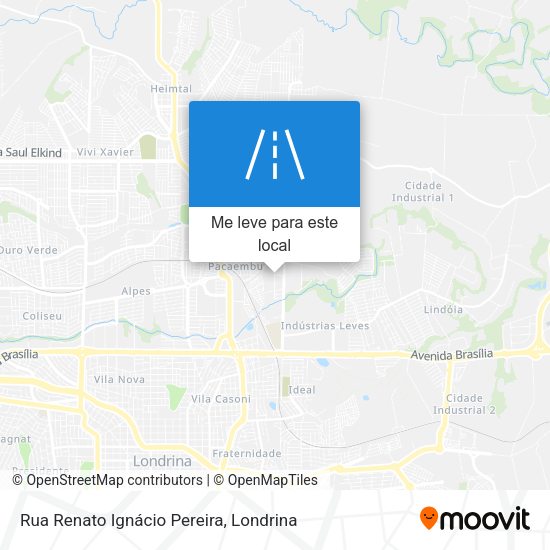 Rua Renato Ignácio Pereira mapa