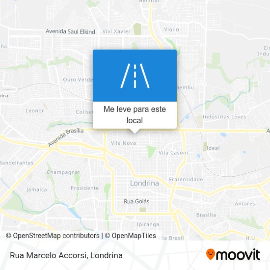 Rua Marcelo Accorsi mapa
