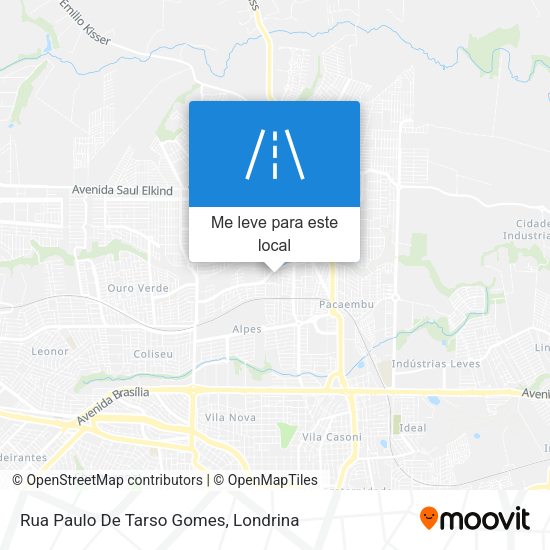 Rua Paulo De Tarso Gomes mapa