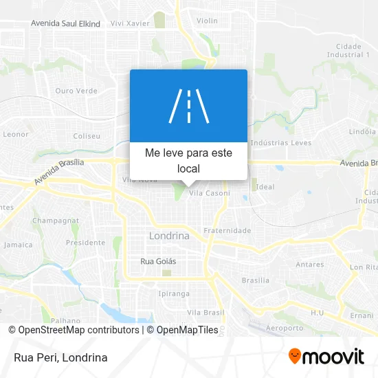 Rua Peri mapa