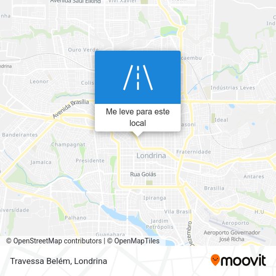 Travessa Belém mapa