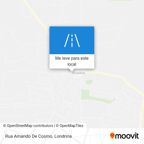 Rua Amando De Cosmo mapa