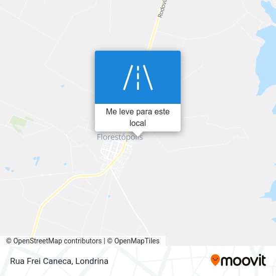 Rua Frei Caneca mapa