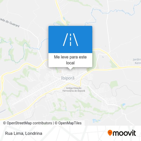 Rua Lima mapa