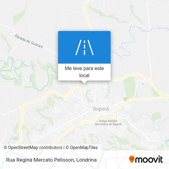 Rua Regina Mercato Pelisson mapa