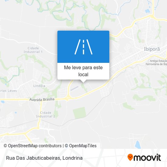 Rua Das Jabuticabeiras mapa