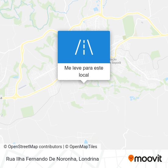 Rua Ilha Fernando De Noronha mapa