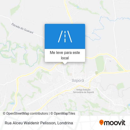 Rua Alceu Waldenir Pelisson mapa