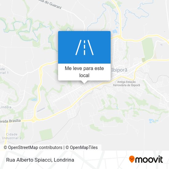 Rua Alberto Spiacci mapa