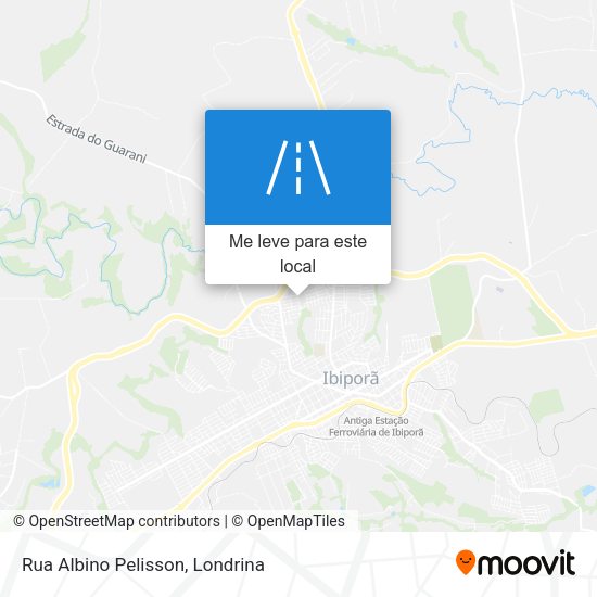 Rua Albino Pelisson mapa