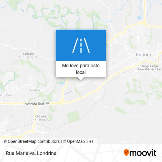Rua Marialva mapa