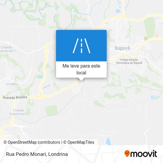 Rua Pedro Monari mapa