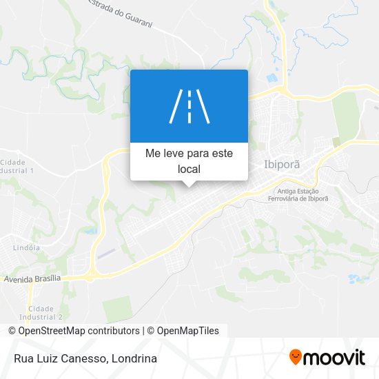 Rua Luiz Canesso mapa