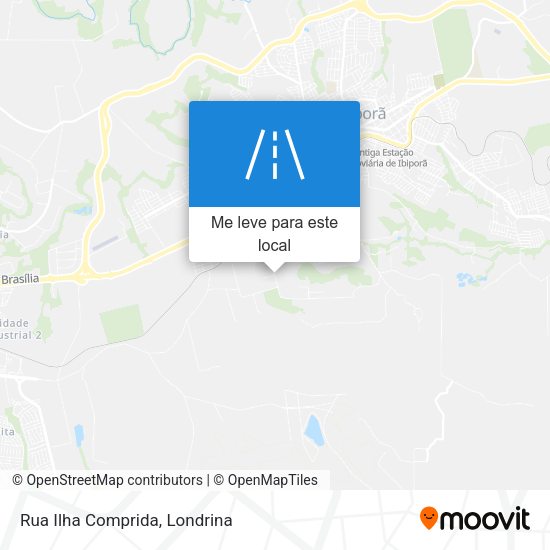 Rua Ilha Comprida mapa