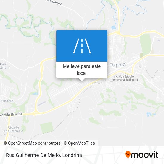Rua Guilherme De Mello mapa