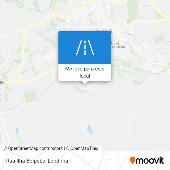 Rua Ilha Boipeba mapa