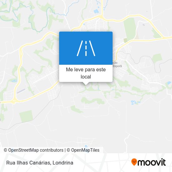 Rua Ilhas Canárias mapa