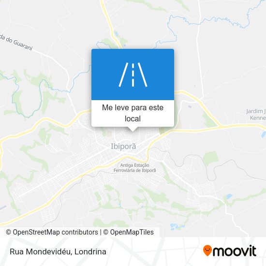 Rua Mondevidéu mapa