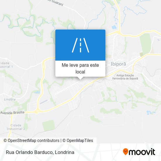 Rua Orlando Barduco mapa
