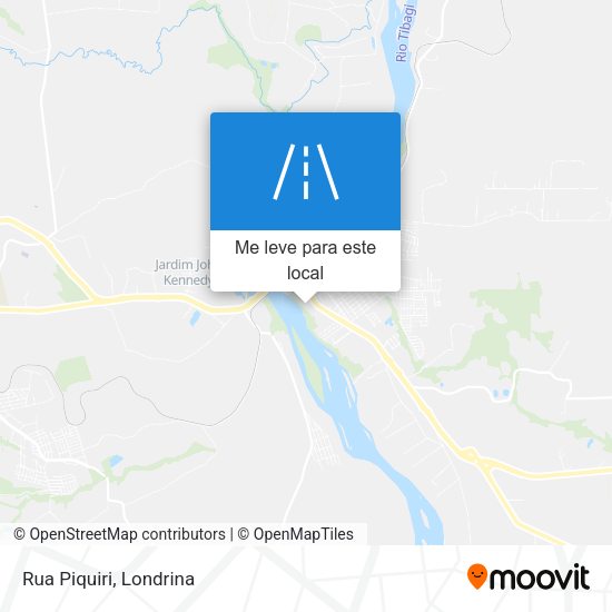Rua Piquiri mapa
