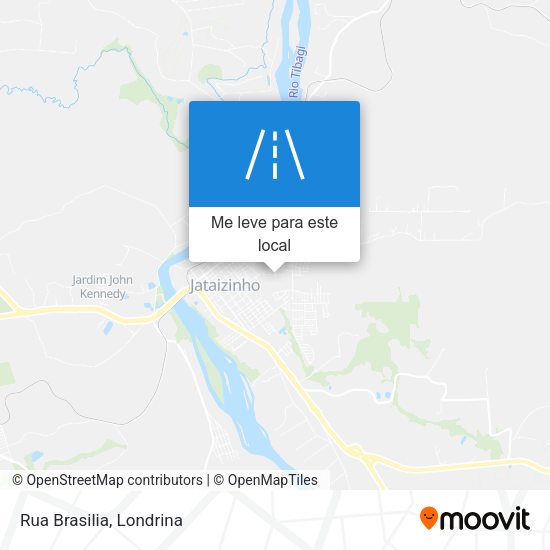 Rua Brasilia mapa