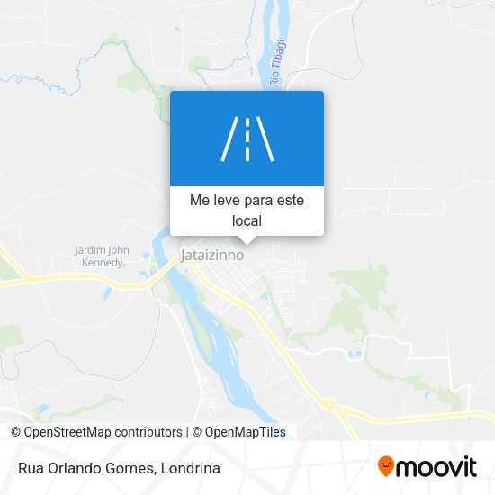 Rua Orlando Gomes mapa