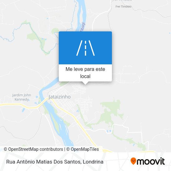 Rua Antônio Matias Dos Santos mapa