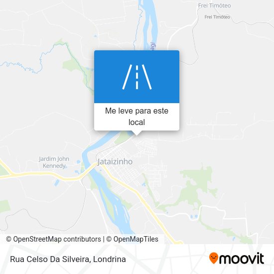Rua Celso Da Silveira mapa